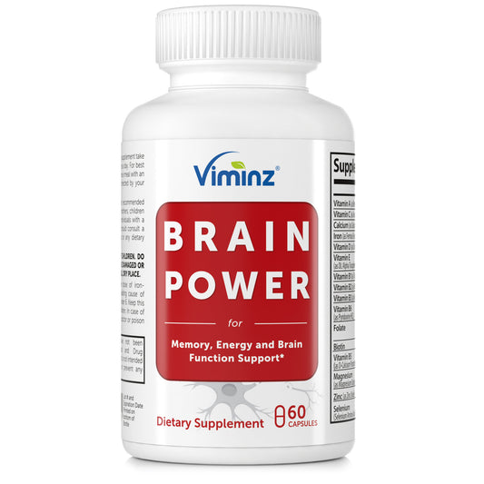 BRAIN POWER for Memory, Energy and Brain Function Support* - 60 Caps