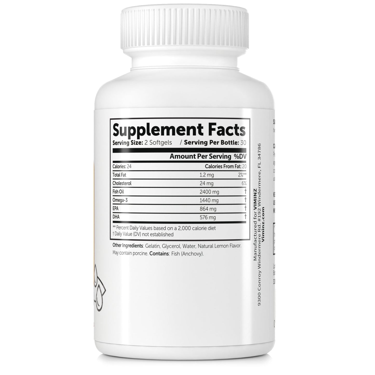 OMEGA 3 MAX - 1440 mg di EPA/DHA - EPA/DHA super elevato - per un cuore sano* - 60 capsule
