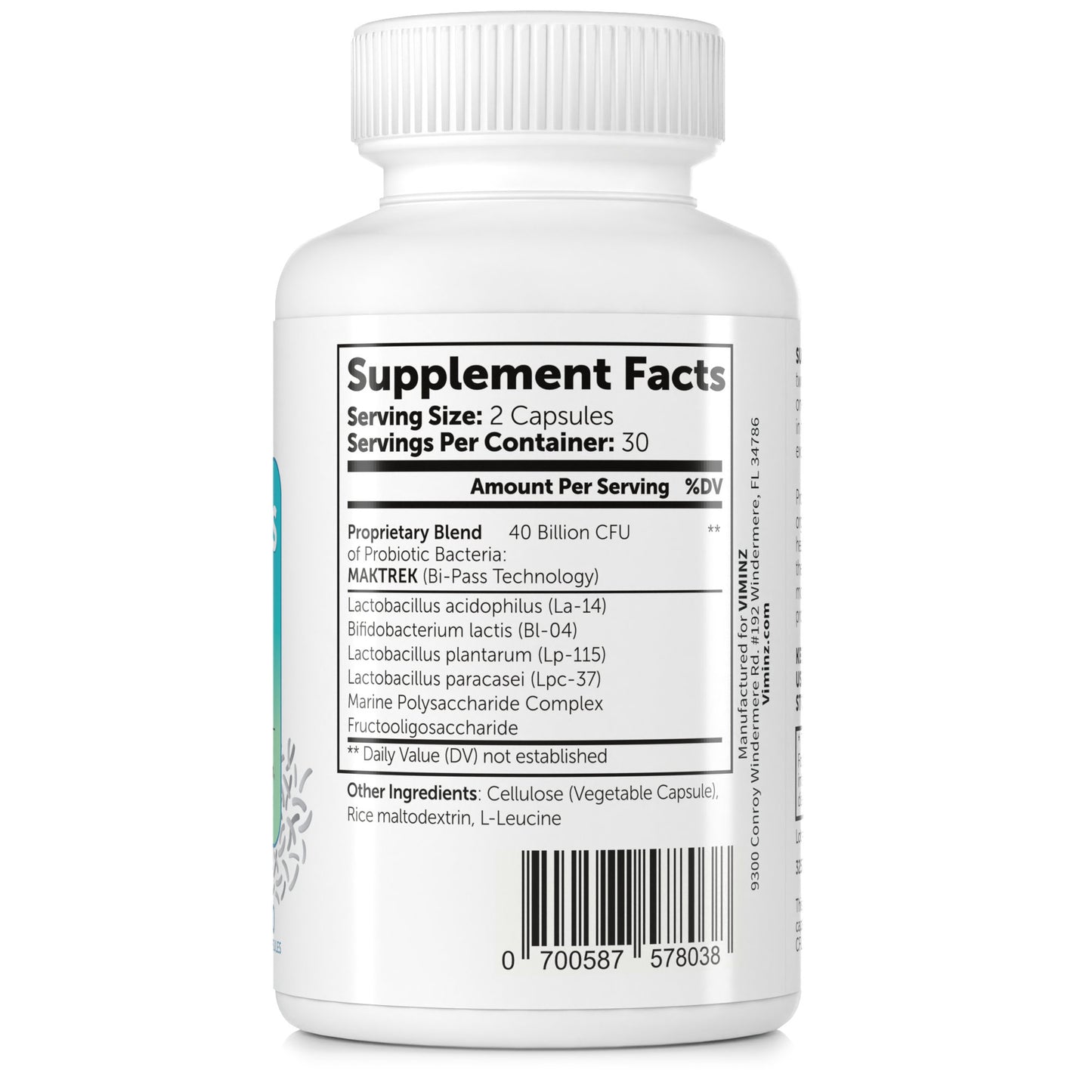 PROBIOTICS PLUS - Healthy Digestive System, Strong Immunity* - 60 Capsules