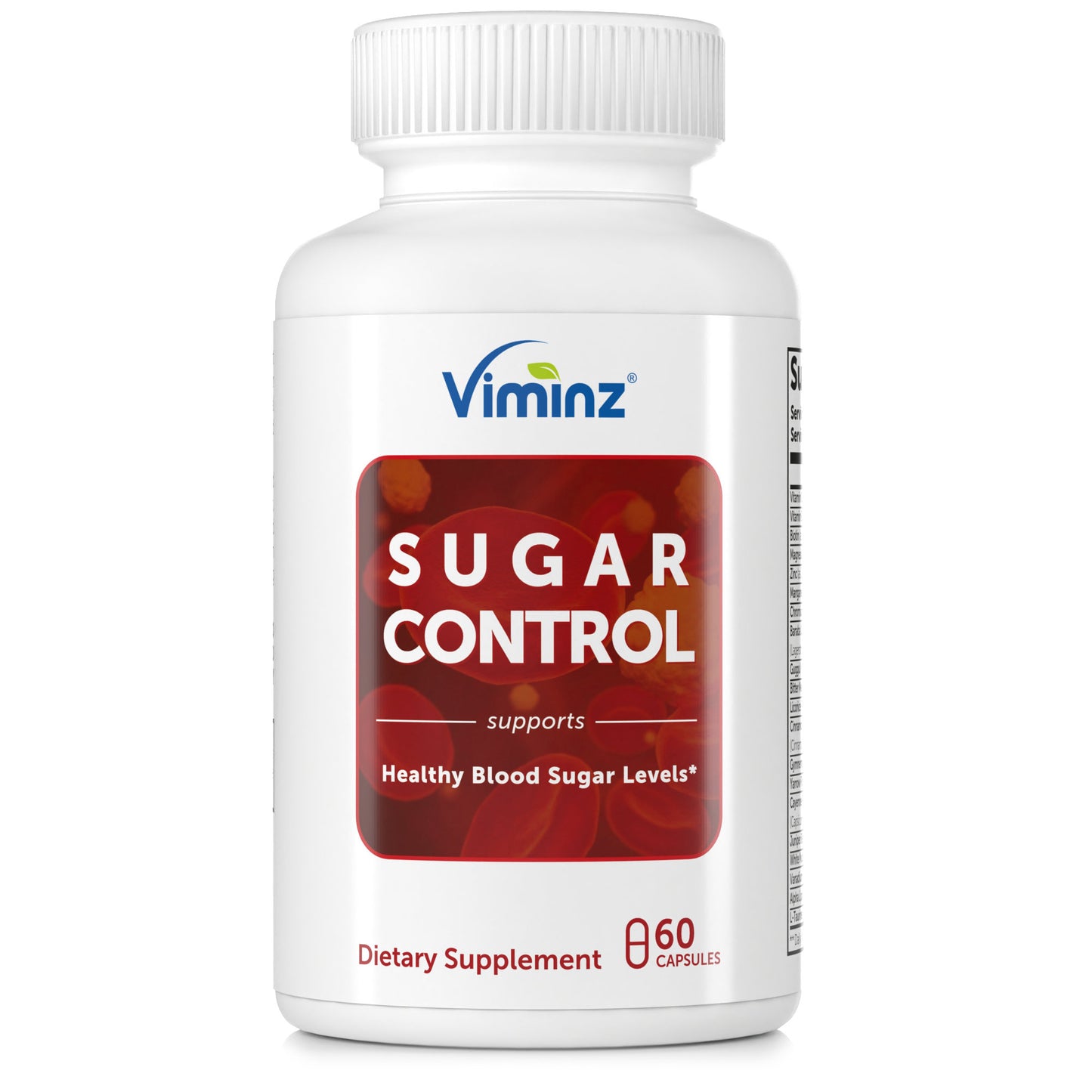 CONTRÔLE DU SUCRE - Soutient l'immunité et le métabolisme du glucose* - 60 Capsules