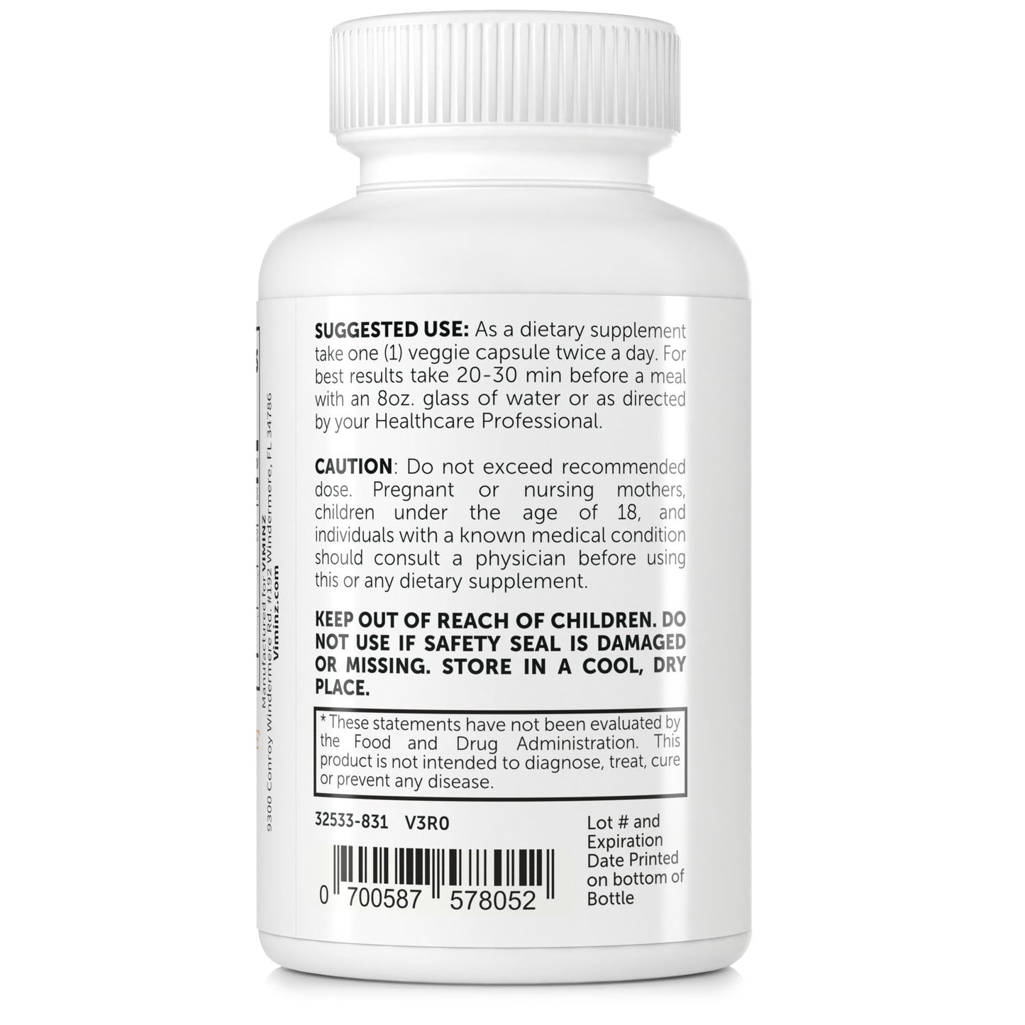 VITAMINE K2/D3 - Os et Cœur Sains, Immunité Forte* 60 Capsules