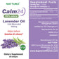 Pillole di olio di lavanda Calm Aid Calm24- 500mg -60 softgel - 100% naturale, aiuta a ridurre la tensione e lo stress, calma il corpo e la mente, aiuta a dormire, macerato a freddo, non OGM, certificato Kosher