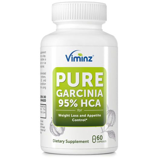 PURE GARCINIA - 95% HCA - Weight Loss and Appetite Control* - 60 Capsules