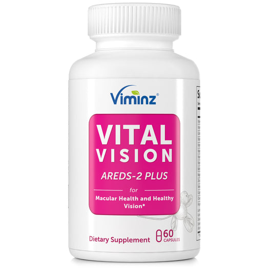 VITAL VISION - AREDS 2-PLUS für Makulagesundheit und gesundes Sehen* - 60 Kapseln